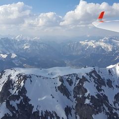 Flugwegposition um 14:18:20: Aufgenommen in der Nähe von Hafning bei Trofaiach, Österreich in 2408 Meter